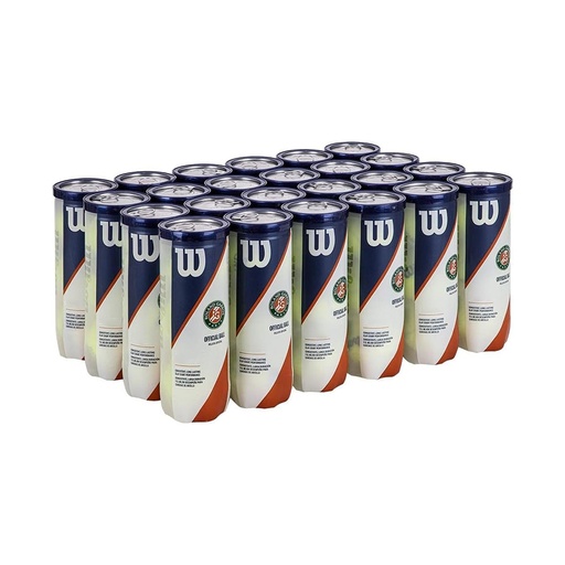 [WR8204601001] Wilson Pelotas Roland Garros (caja)